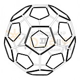4D프레임 깎은정이십면체 축구공