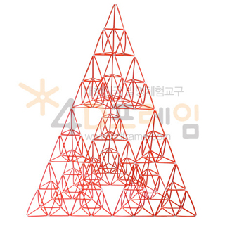 4D프레임 시에르핀스키 피라미드 이등변 3단계