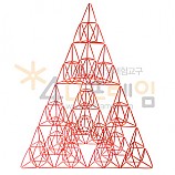 4D프레임 시에르핀스키 피라미드 이등변 3단계