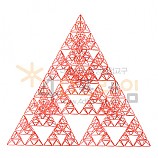 4D프레임 시에르핀스키 피라미드 (정삼각 4단계)