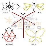 4D프레임 곤충(평면) SET