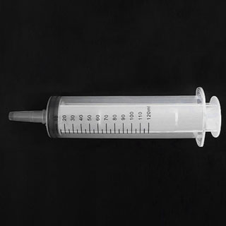 PVC주사기/120ml