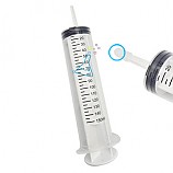 PVC주사기/마개포함/120ml