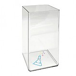 긴투명한사각통/지층실험용