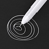 흰색볼펜/흰색젤펜/10개