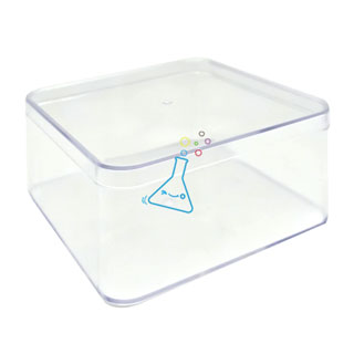 사각투명한그릇/투명사각그릇/조개화석표본만들기용