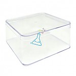 사각투명한그릇/투명사각그릇/조개화석표본만들기용