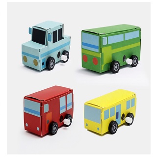 태엽자동차만들기/4인용/아이스크림