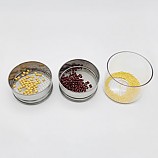  투명받침 콩,팥,좁쌀분리체/다용도분리체/혼합물분리체/눈의크기가다른체