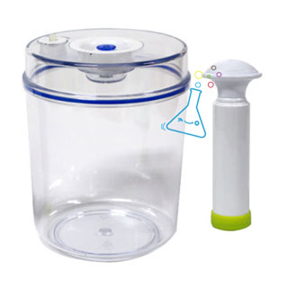 진공실험장치/감압장치감압용기와펌프/공기를빼는장치/일반형