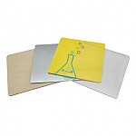 지학사 여러가지판4종/나무판,금속판,유리판,플라스틱판(노랑)